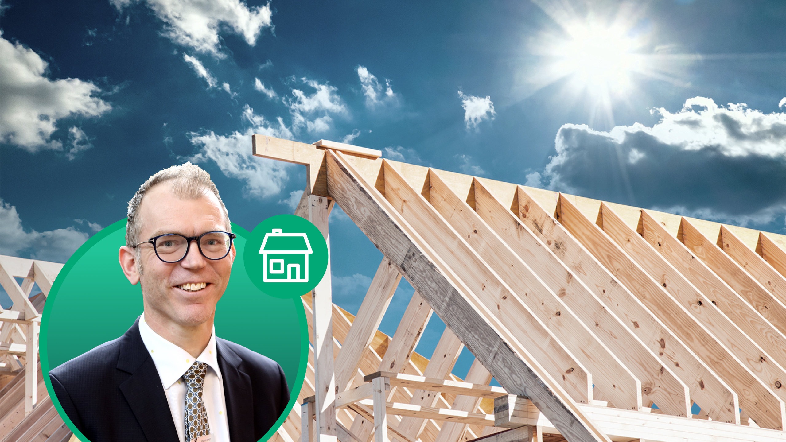 Mikkel Høegh og spærene på et hus