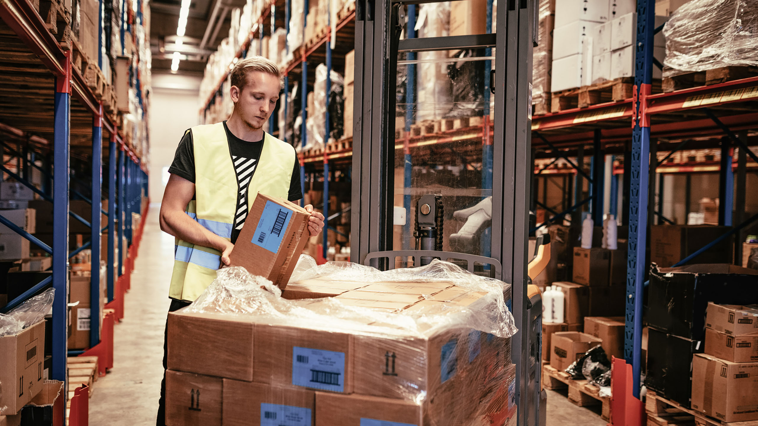 Varelager Udpakning Produkter