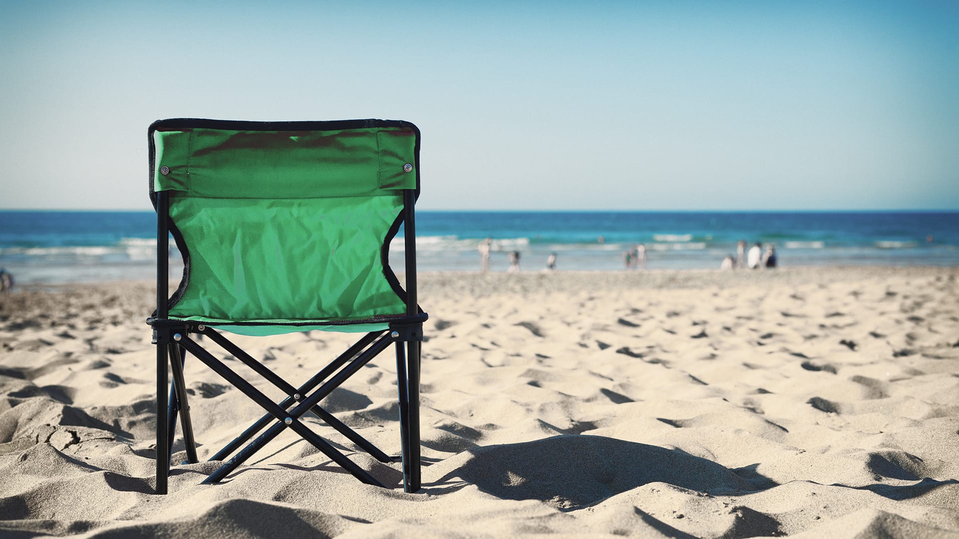 Klapstol på strand