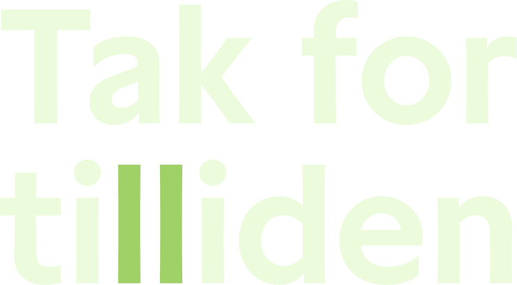Tak for tilliden