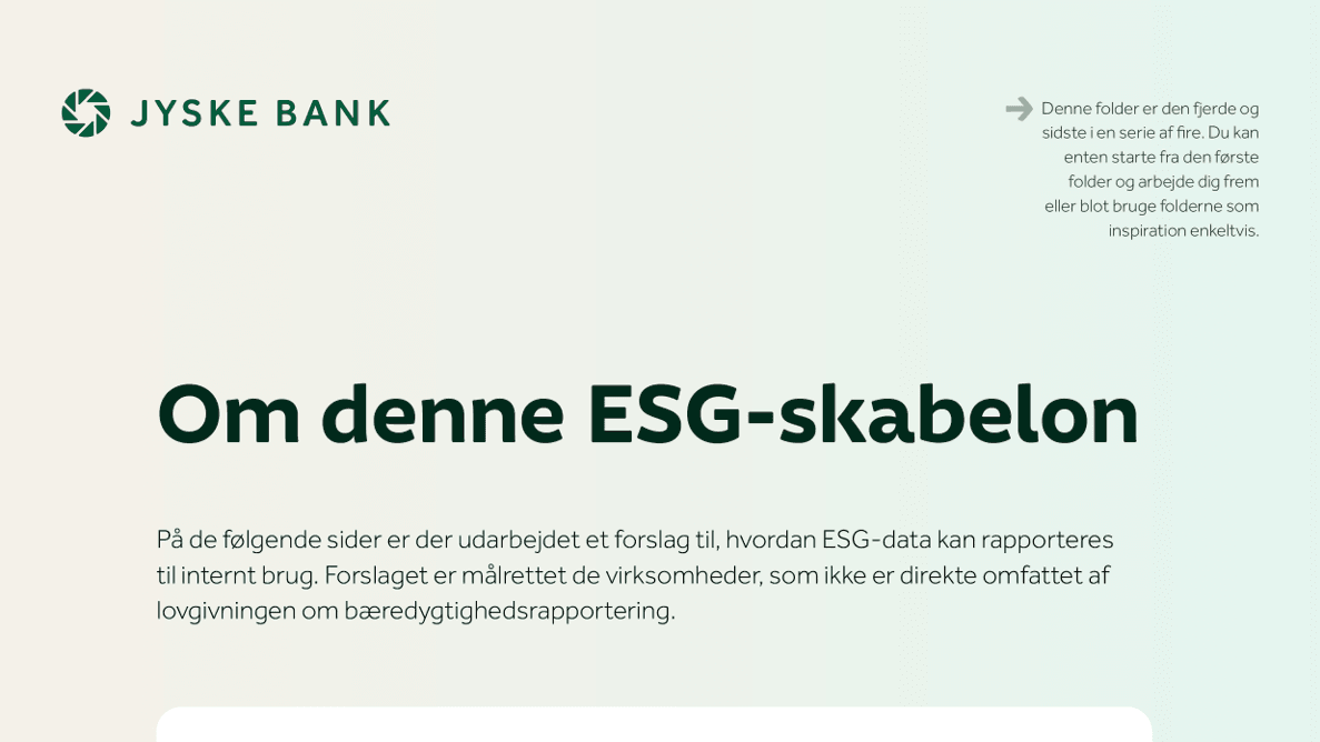 ESG-skabelon