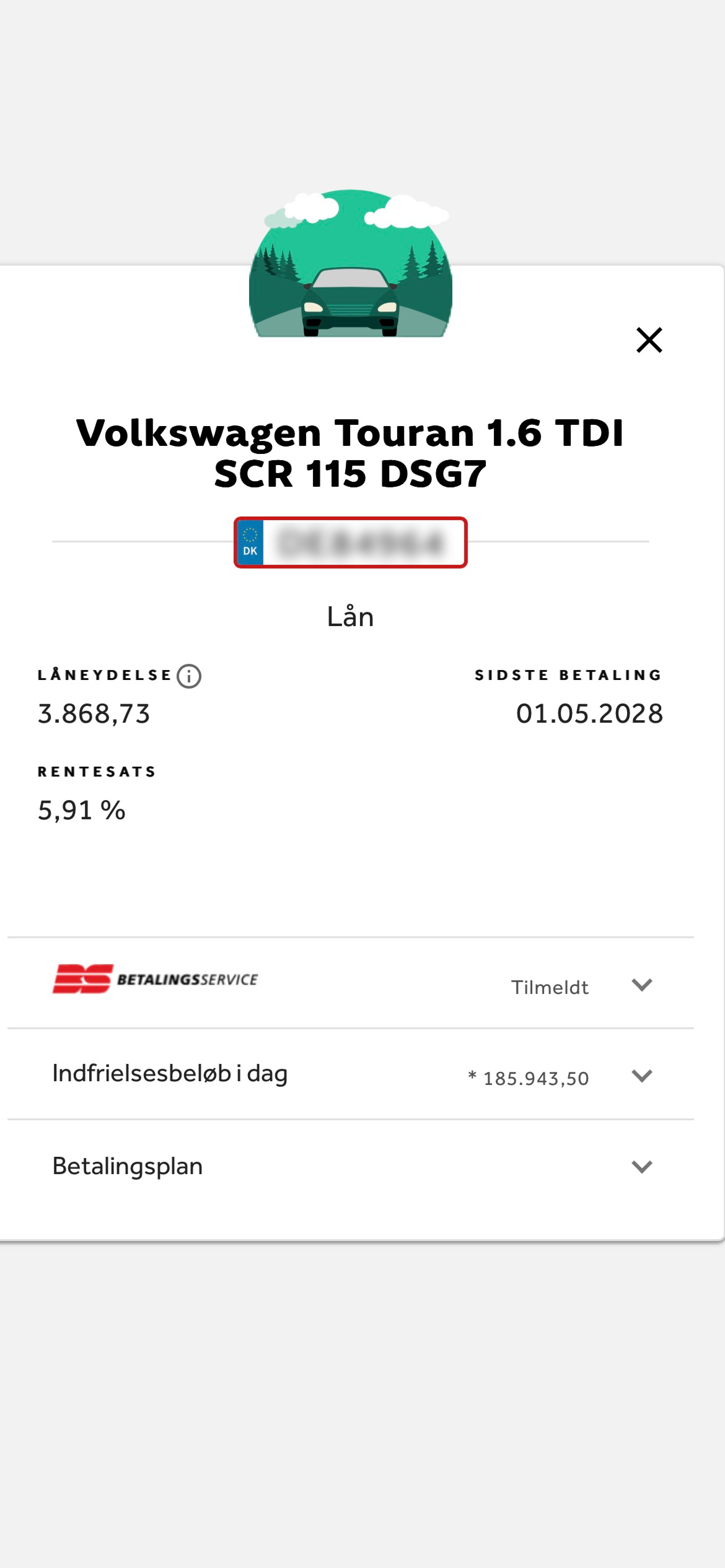 Skærmbillede fra minaftale.dk