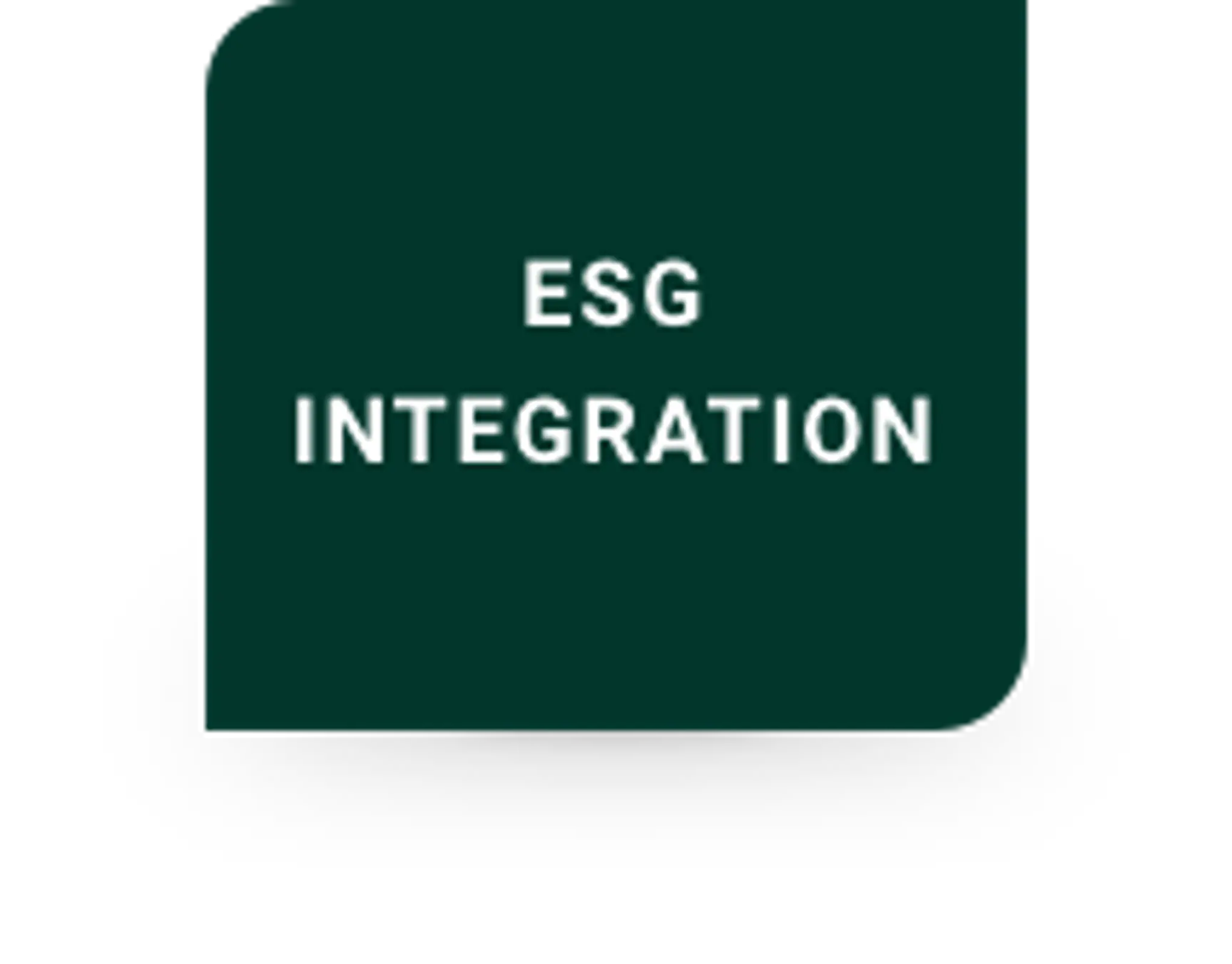 Boks, der illustrer ESG-integration