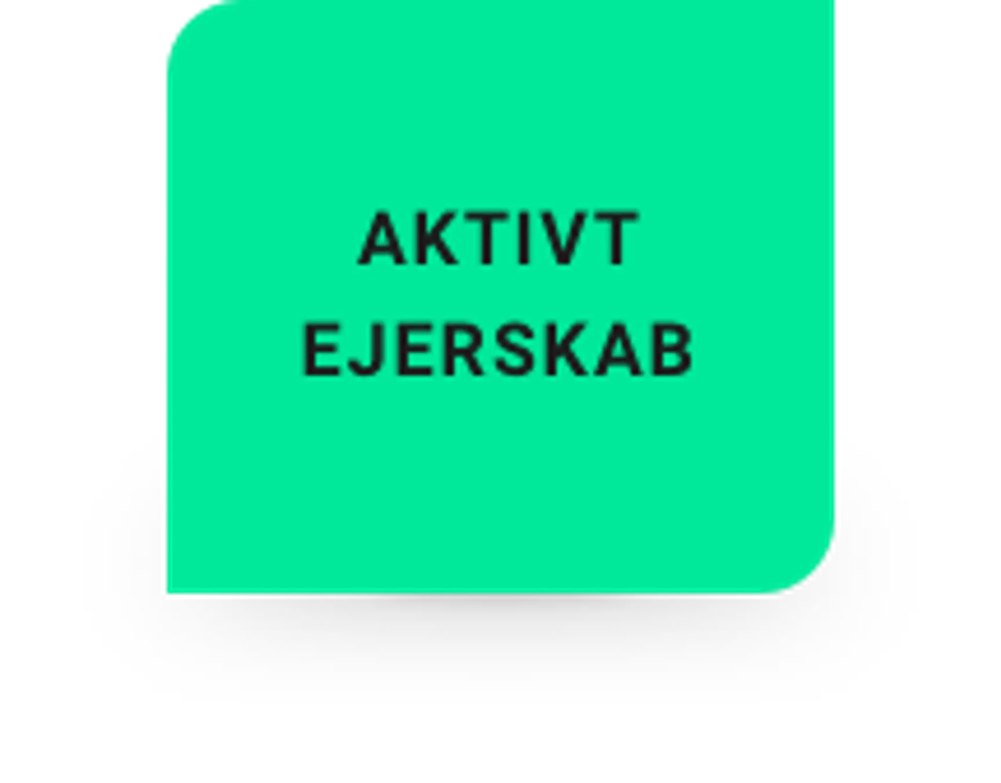 Boks, der illustrer aktivt ejerskab
