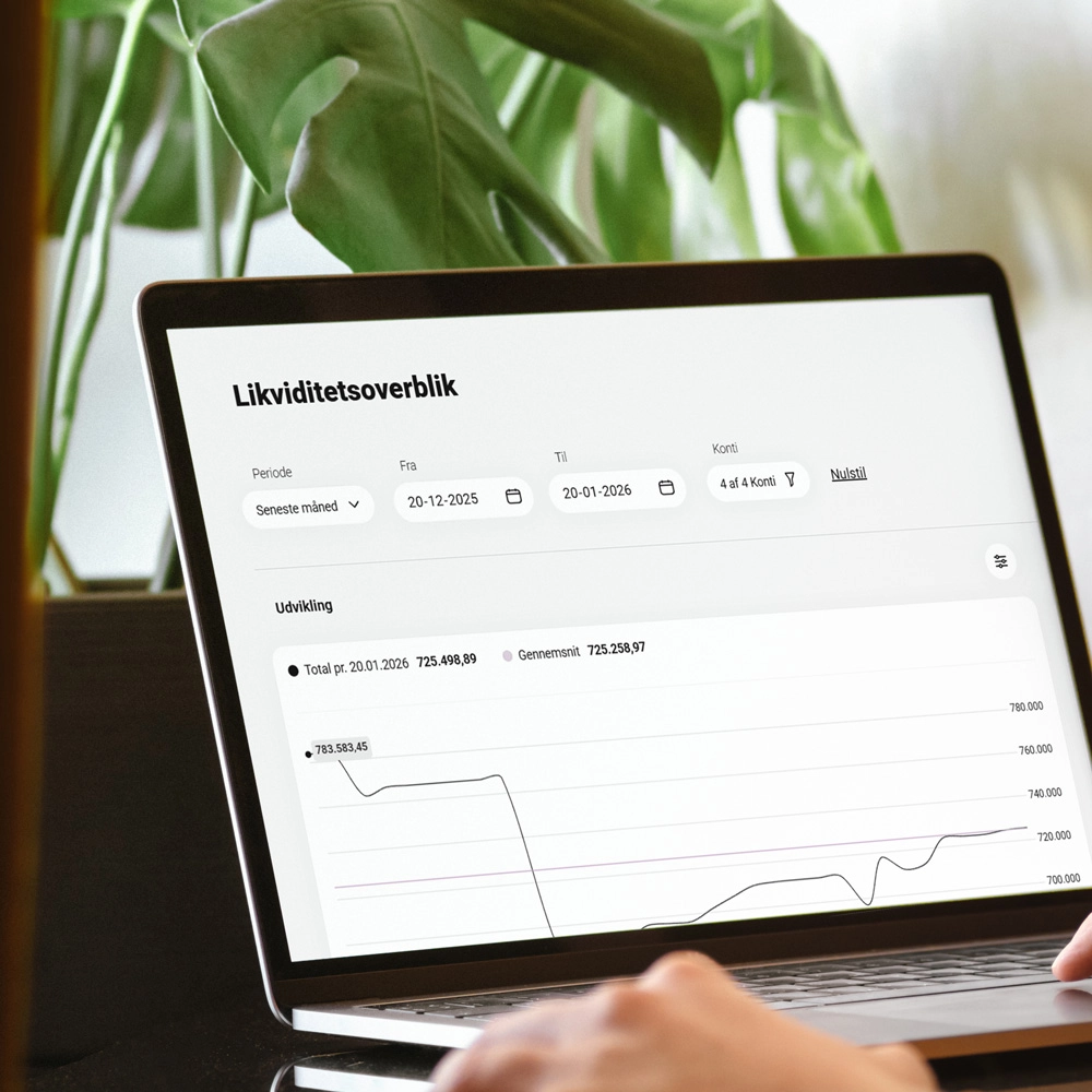 Overblik Likviditetsoverblik giver overblik over pengestrømmene