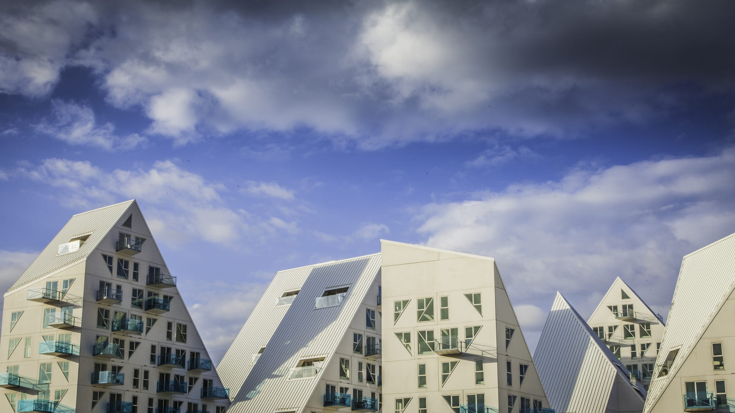 Moderne lejlighedsbyggeri
