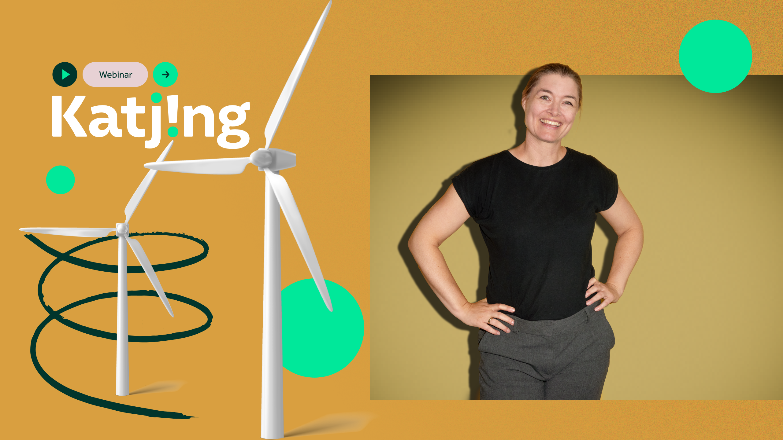 Michelle Nørgaard i webinaret om Vestas