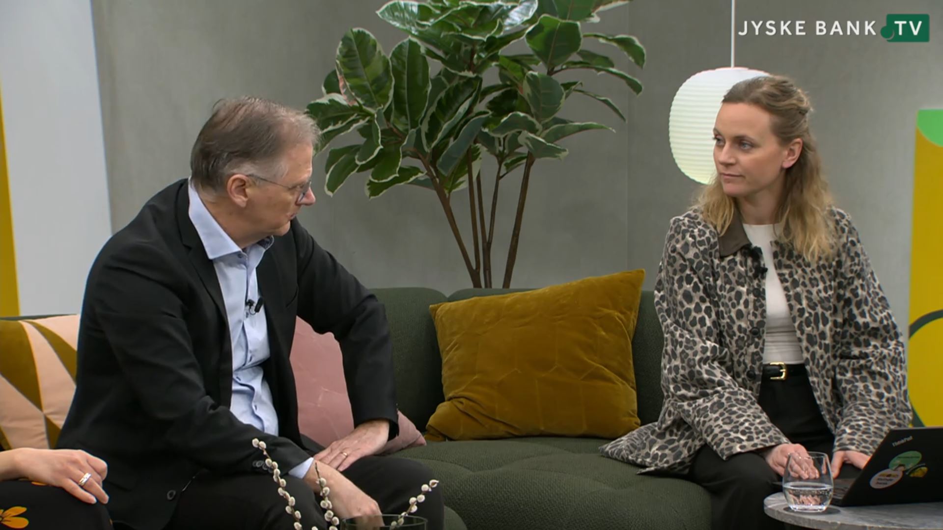 Situation fra webinaret - Cæcilie Hedegaard og Ib Fredslund