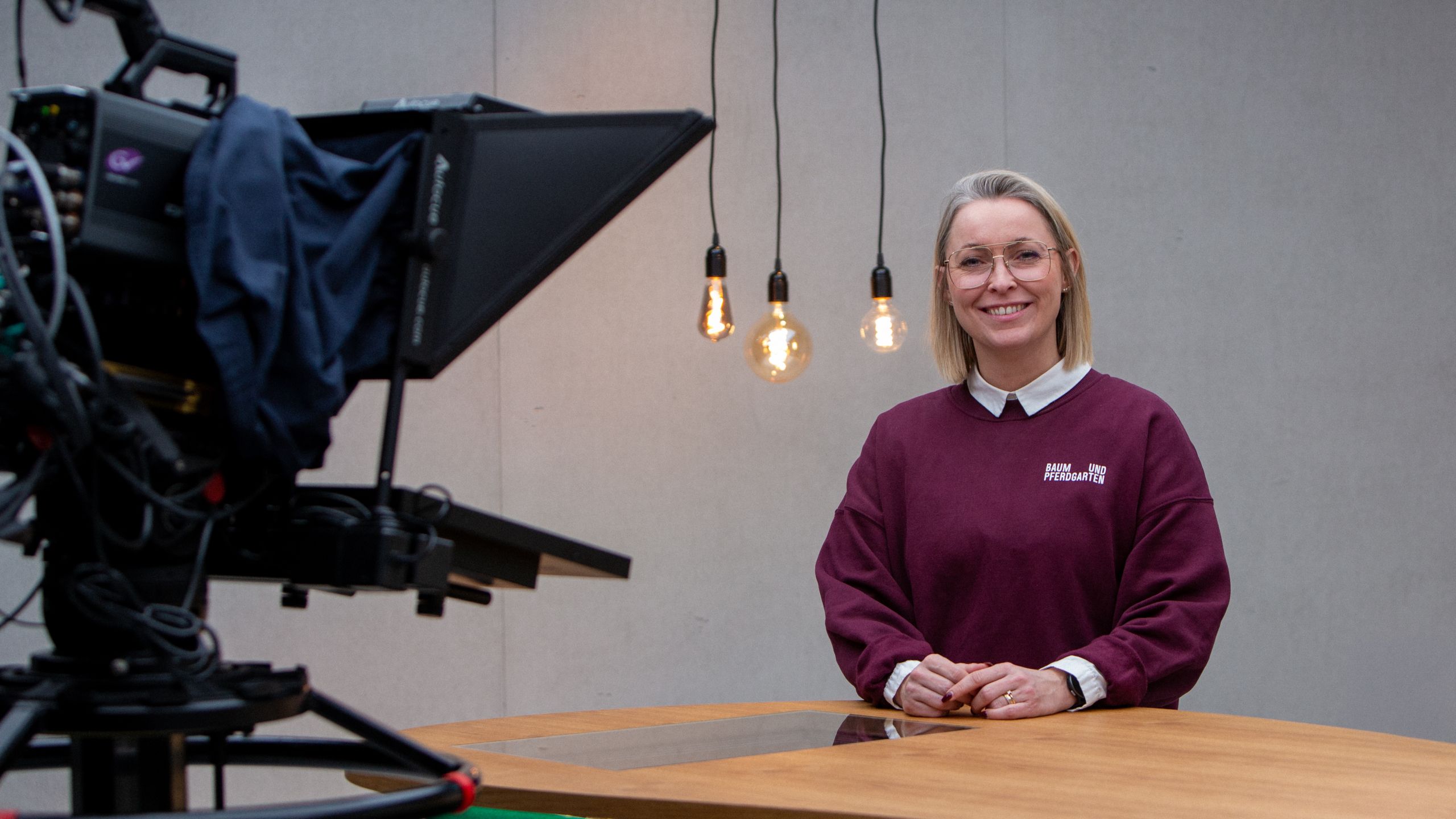 Perspektiv-vært Kristina Bentofte i studiet