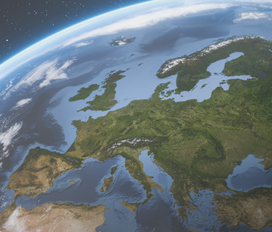 Collage, der illustrerer geopolitiske skaktræk