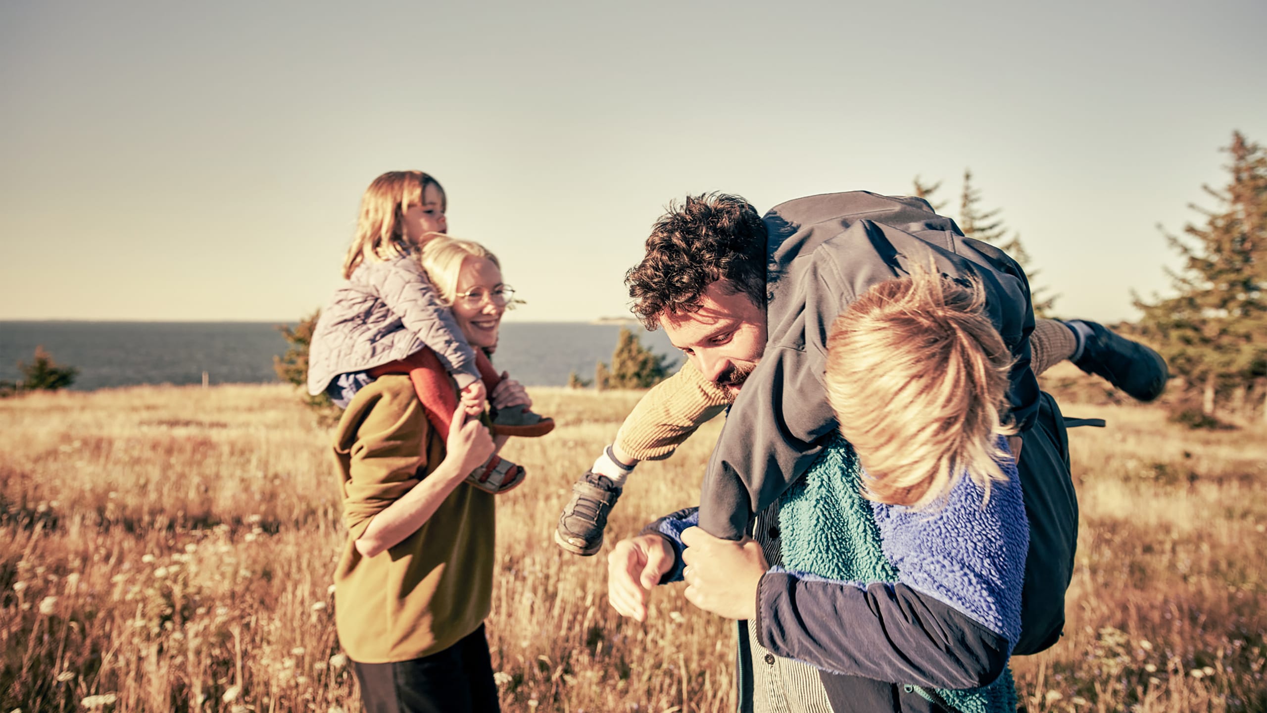 Familie på tur